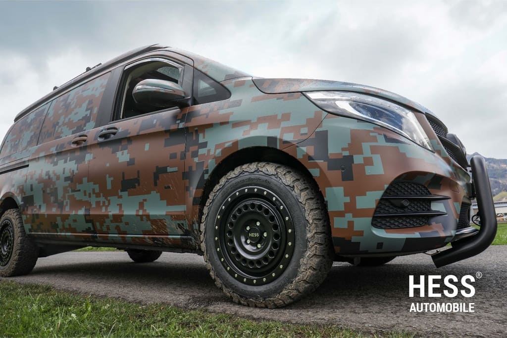 Frontbügel 63mm schwarz - Mercedes V-Klasse (447) 2014-2019