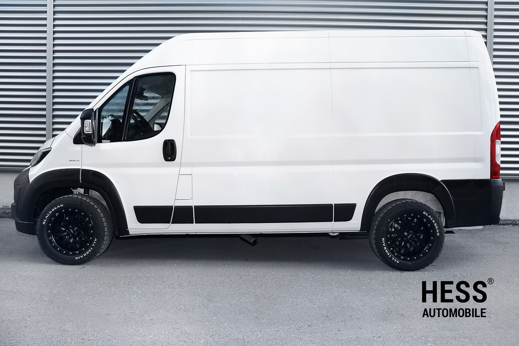 HESS H62, 18 Zoll, Savage Cross X1 Black, Alufelge für Fiat Ducato, Citroen Jumper, Peugeot Boxer