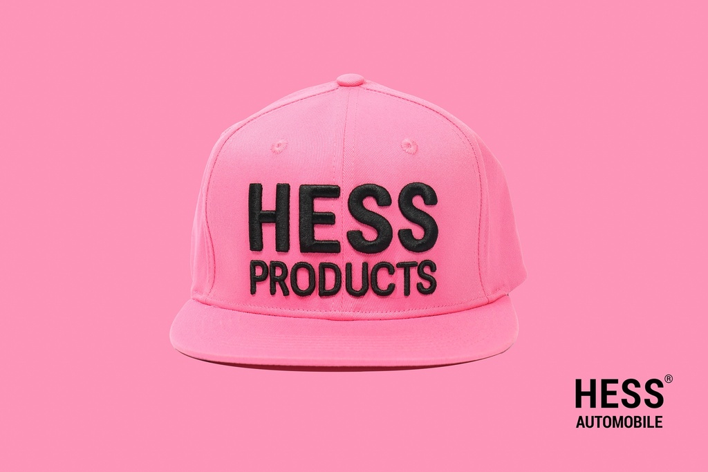 Basecap dunkelrosa, Schirm ist aus