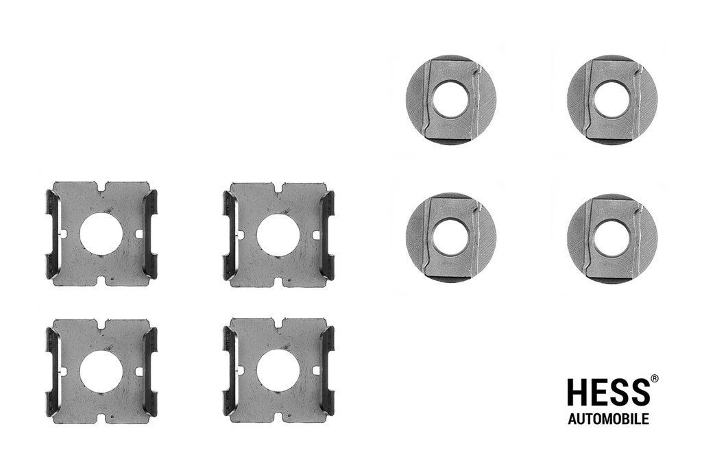 Montageset 4er-Set ohne Schrauben