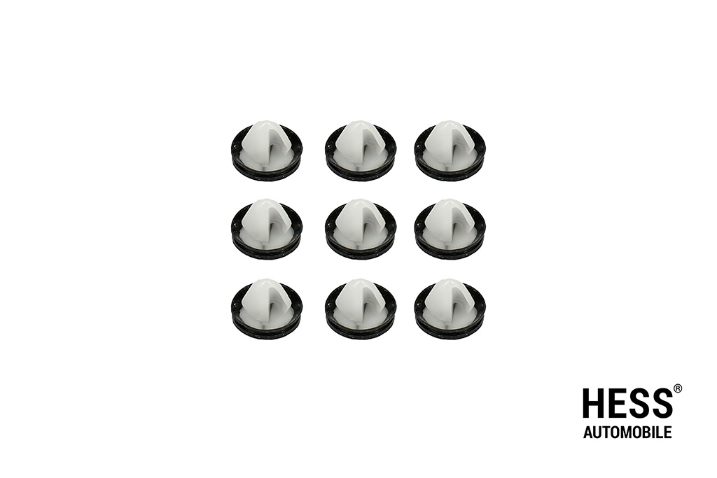 Clip Set zu Abdeckblech Schiebetüre