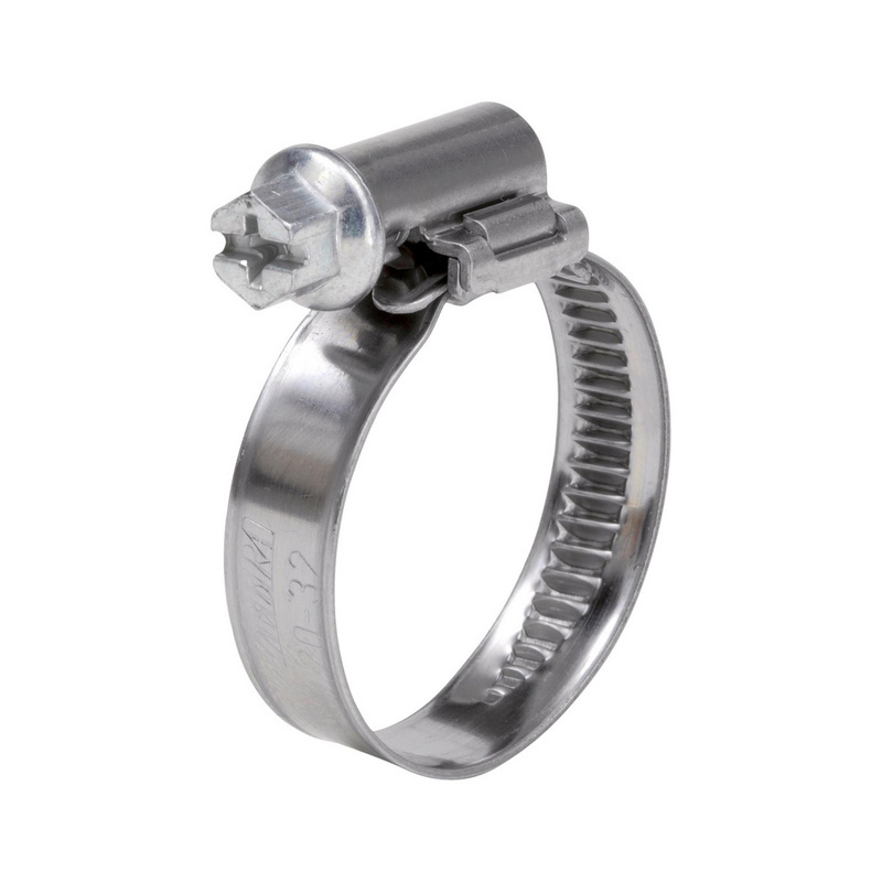 Schlauchschelle mit asymmetrischem Schloss, Ferritischer Stahl F1, 40-60mm