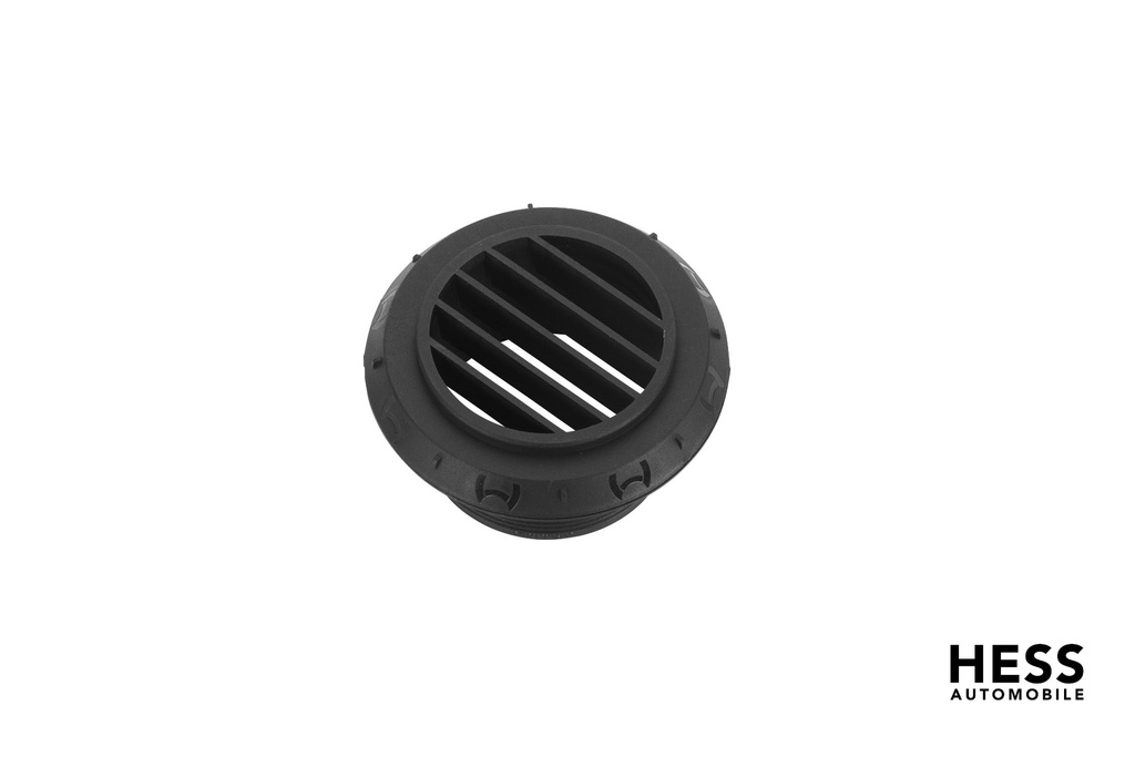 Ausströmer Ø60mm 90° schwarz