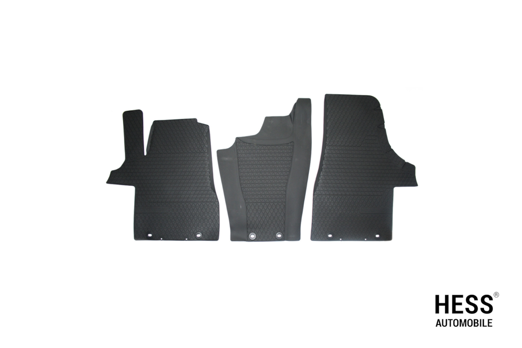 VW Original Gummifussmatten vorne 3-Set für VW T5/T6