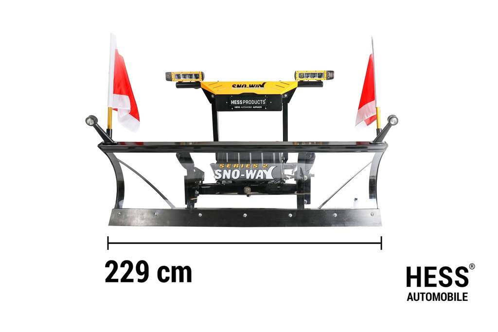 SNO-WAY Schneepflug 229cm "Serie 22" inkl. Zubehör