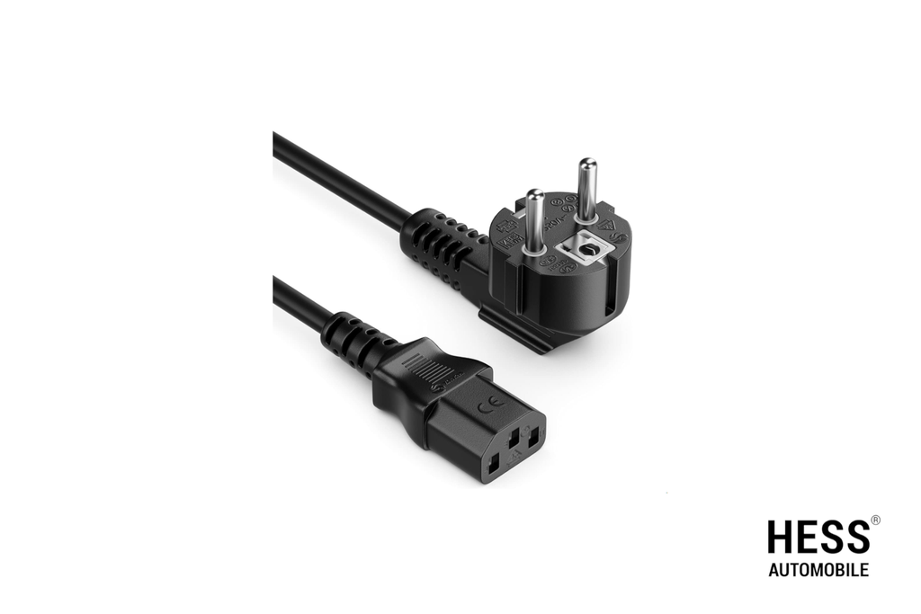 Netzkabel gewinkelt 2m - Typ (DE)