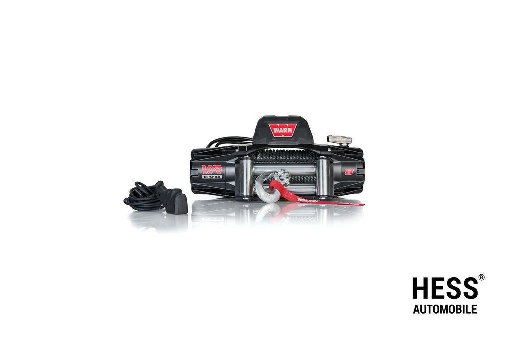 WARN Seilwinde VR EVO 8 12V 3.629 KG Zugkraft, Stahlseil