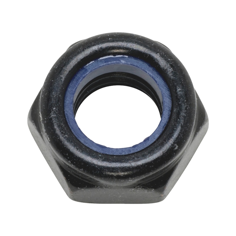 6KT-Mutter niedrige Form mit Klemmteil, Edelstahl A2 blank,M8 (Kopie)