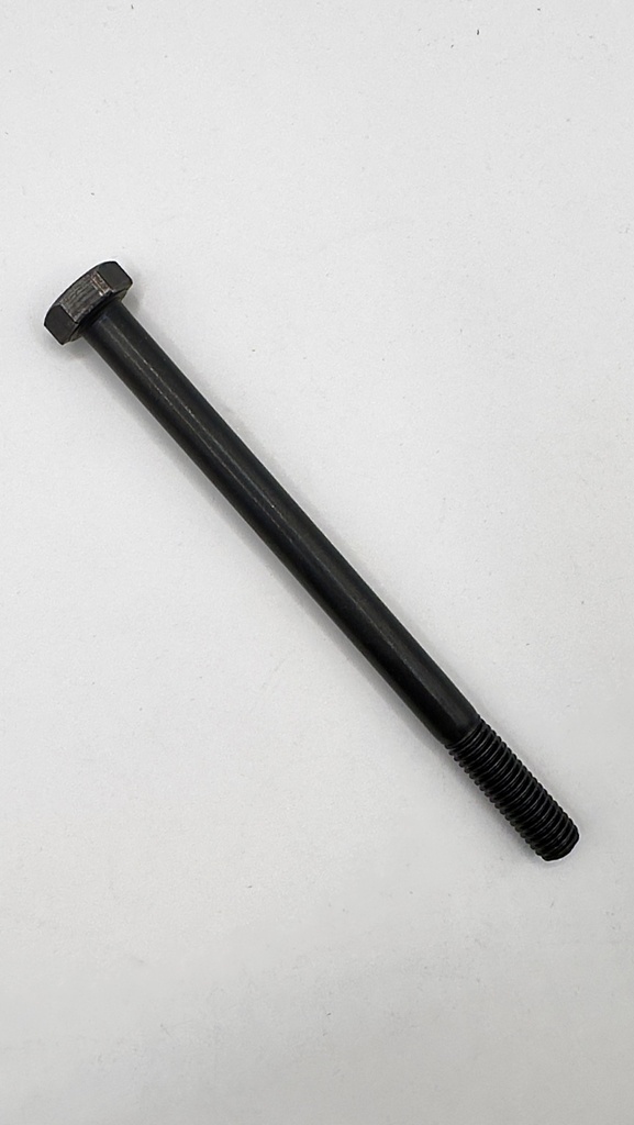 Sechskantschraube mit Schaft, Edelstahl A2 schwarz, M8x110mm