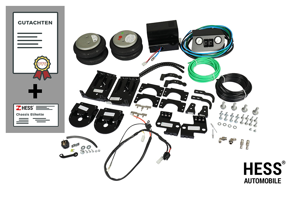 Auflastung VW Crafter, MAN TGE Achslast Summe Achslast (VB-SemiAir Comfort)