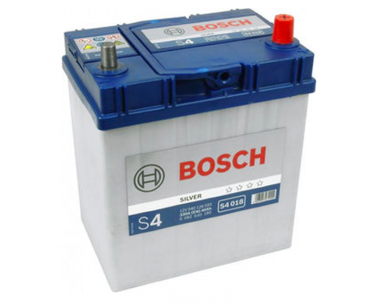 Starter-Batterie BOSCH S4 018, 12V 40Ah 330A