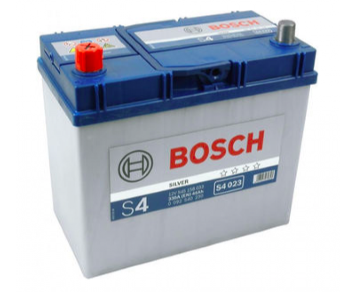 Starter-Batterie BOSCH S4 023, 12V 45Ah 330A