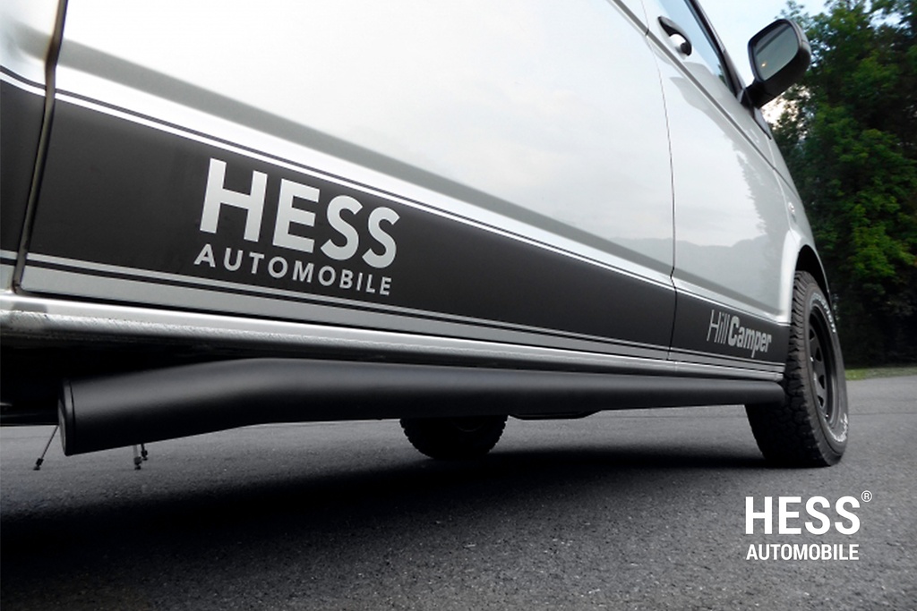 Schwellenrohre T5, kurzer Radstand, Schwarz