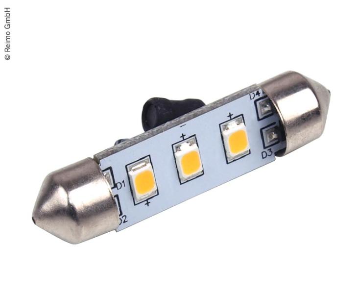 LED Soffitte, 0,6W, 50 Lumen 3 warmweiße SMD