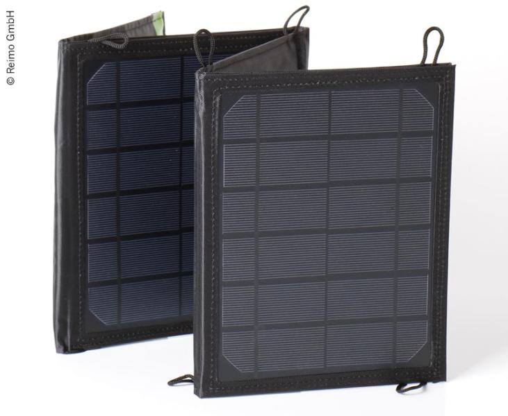 Faltbares Solarpanel 15W, 2x USB-Ausgang, 5V/2,5A, tragbar