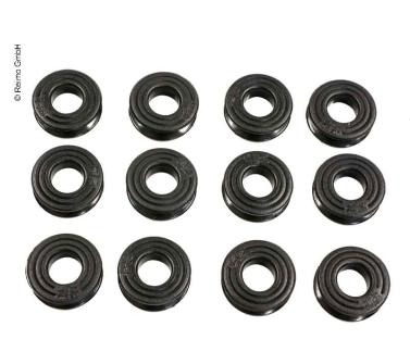 Kunststoff-Ösen 15 mm, 12 Stück