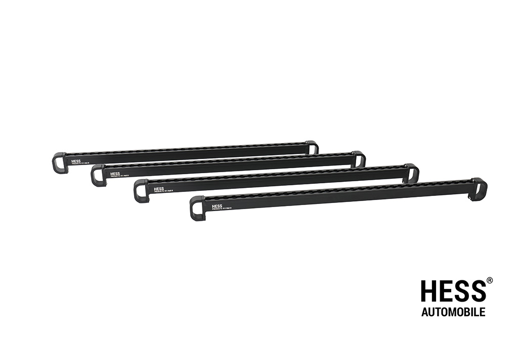 Rail 4er-Set, schwarz, für Fahrradträger VW T5/T6/T6.1