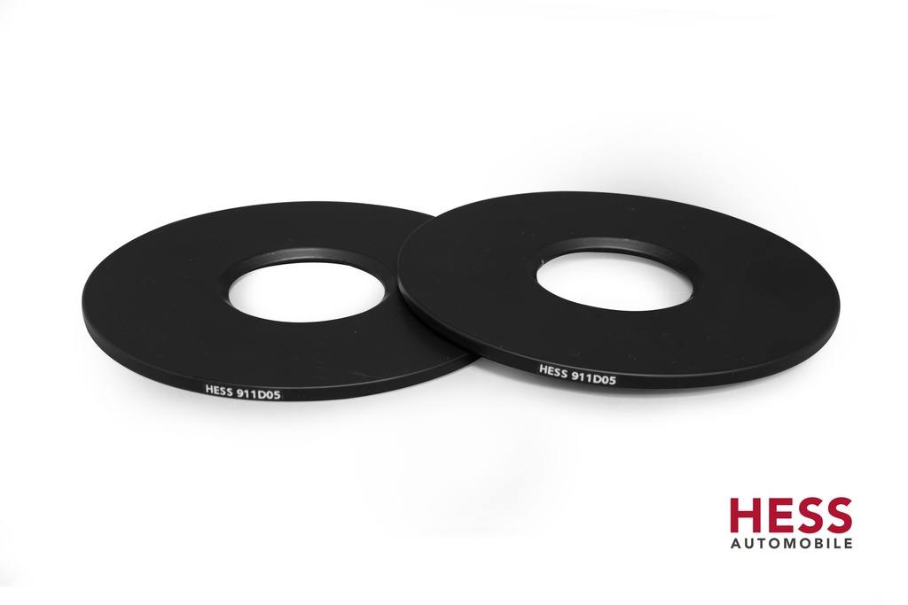 5 mm Niveau-Scheiben für die Auflastung und Niveau-Regulierung an einem VW T5 / T6