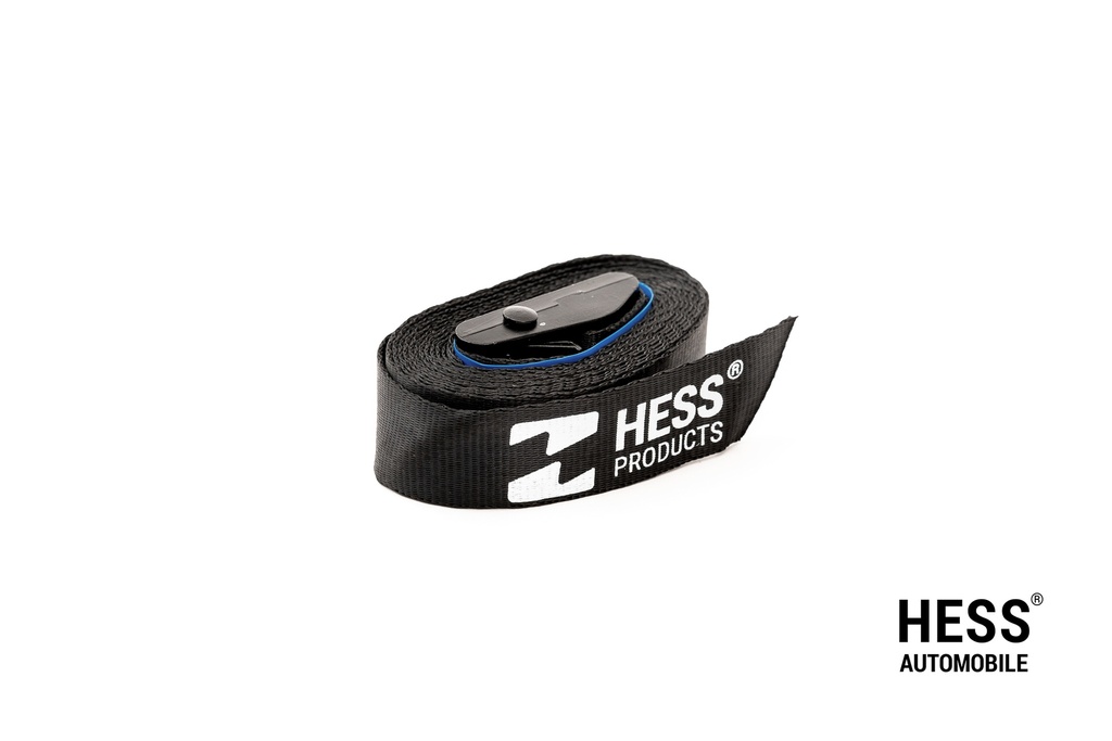 Spanngurt mit Klemmschloss 2.2m schwarz