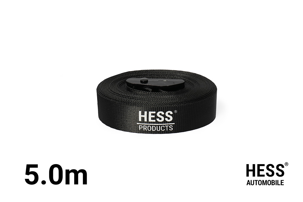 Schwarzer 5.0 Meter langer Umreifungsgurt von Hess Campers