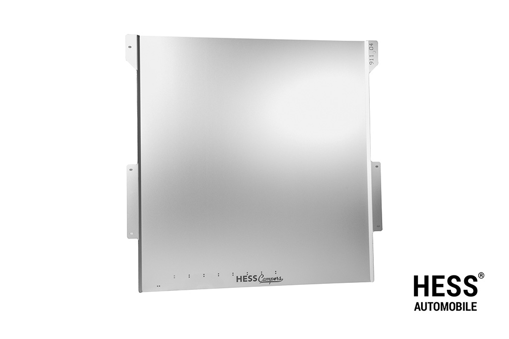 Silbernes Blech für die Dach Solaranlage beim VW T5 / T6 California (200 W Anlage)