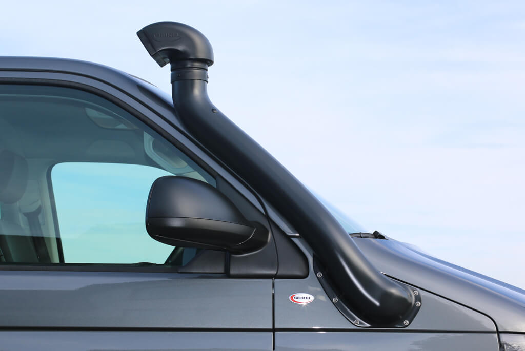 Snorkel aus Fiberglas für den VW T6 mit 110 und 150 kw Motor von Seikel