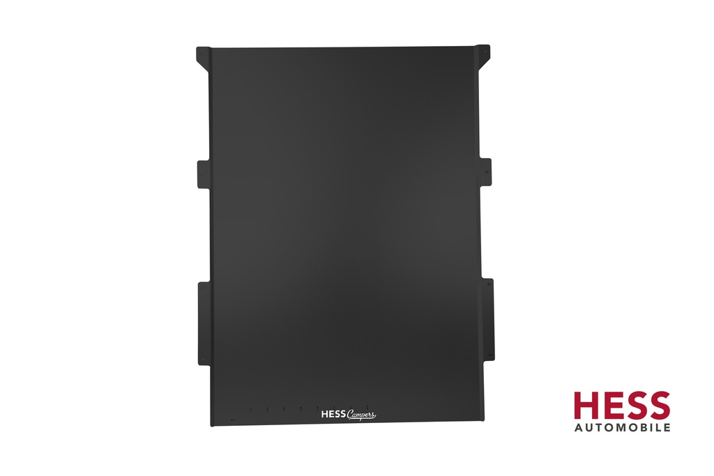 Schwarzes Blech für die Dach Solaranlage beim VW T5 / T6 California (320 W Anlage)