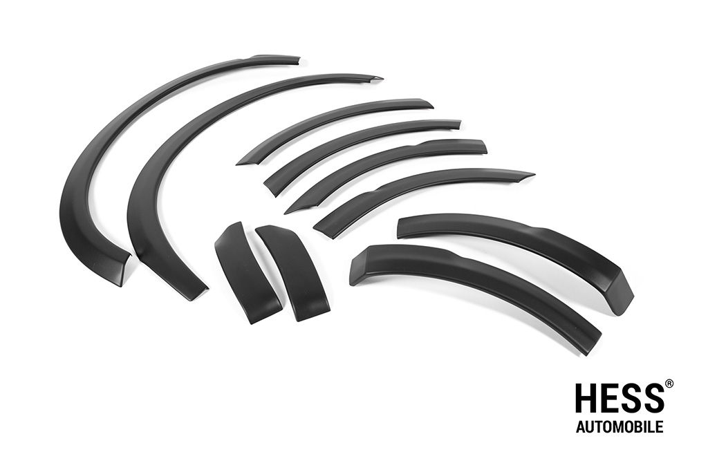 Radlaufleisten für VW T6 mit kurzem Radstand und zwei Schiebetüren