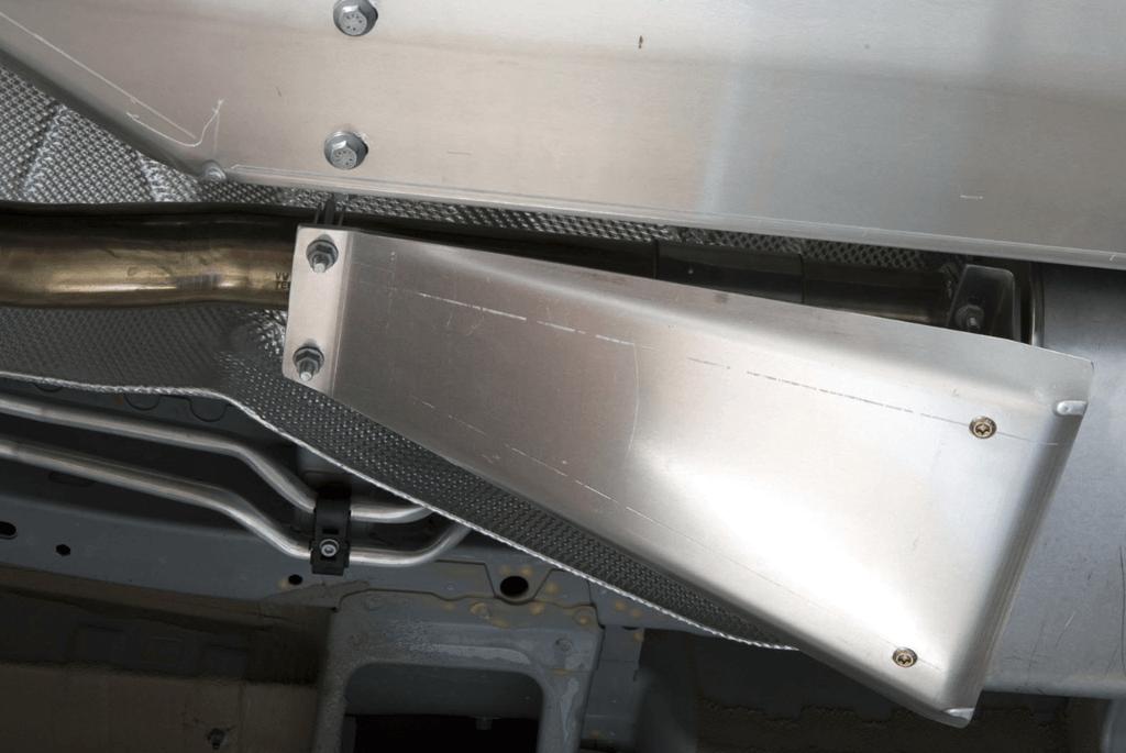 Aluminium Rutsche Schalldämpfer von Seikel für den VW T5