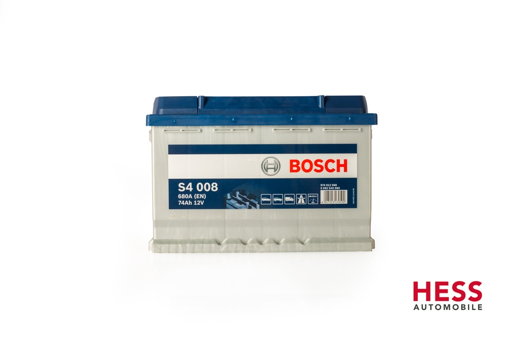 Starter-Batterie BOSCH S4 008, 12V 74AH 680A