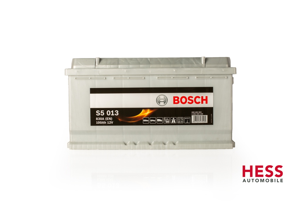 Starter-Batterie BOSCH S5 013, 12V 100AH 830A