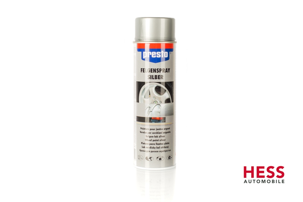 Felgensilber 500 ml, Acryllack zur Verschönerung und Reparatur von Leichtmetall- und Stahl-Felgen