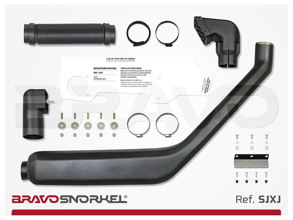 BRAVO SNORKEL Jeep Cherokee XJ (1985-2001)
