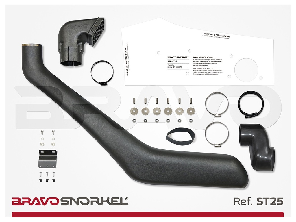BRAVO SNORKEL Toyota Hilux 25 (2005-2015)