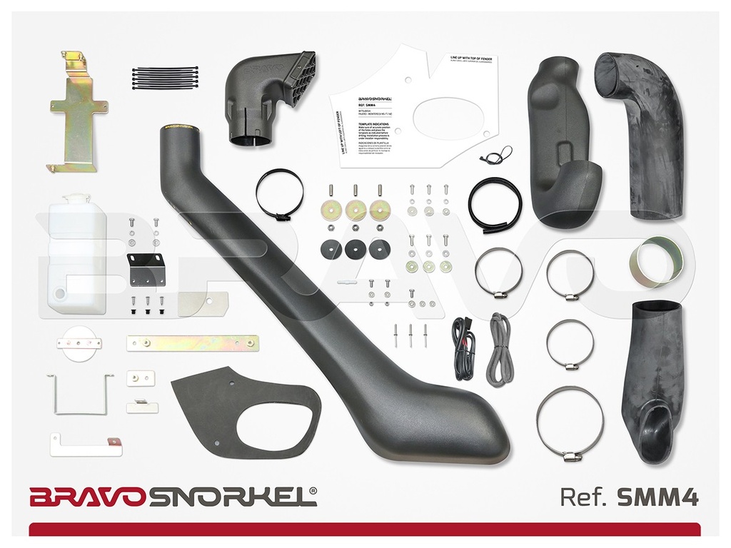 BRAVO SNORKEL Mitsubishi Pajero 4 (2007+)