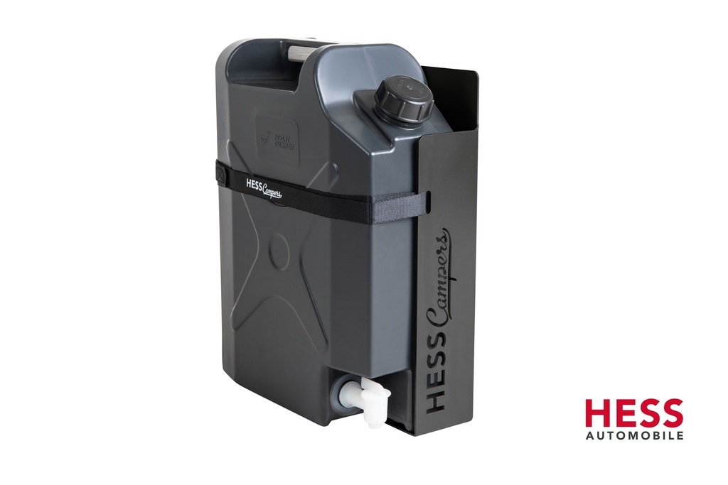 Wasserkanister mit Halterung (schwarz) für Hess Airline System