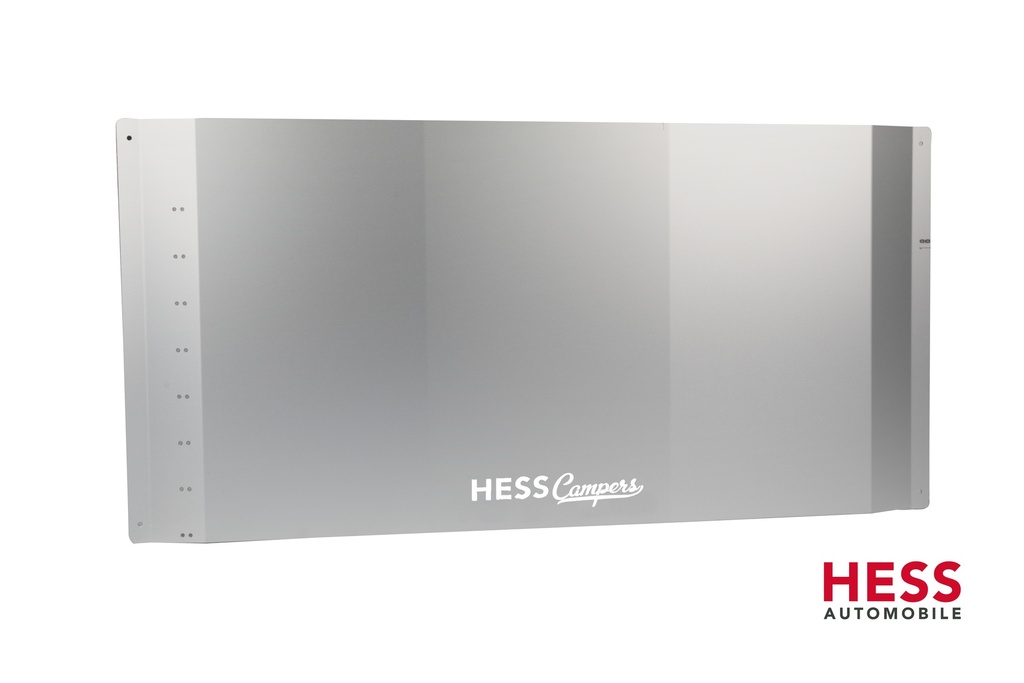 Silbernes Blech für die Dach Solaranlage beim VW T5/T6 mit C-Schiene (100 W Anlage)