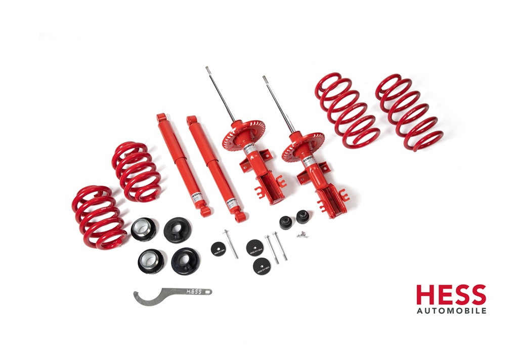 HESS Höherlegungsfahrwerk Hill light Koni T32 (Gewinde)
