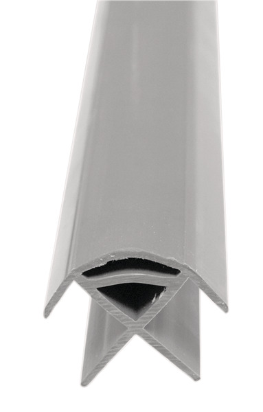 Eckverbindungsprofil Luxus 2,2m - Mittelgrau