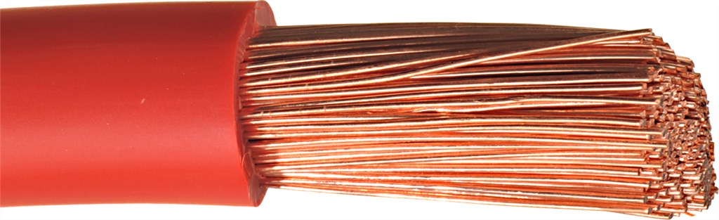 SGF Anlasserkabel hochflexibel 50mm rot