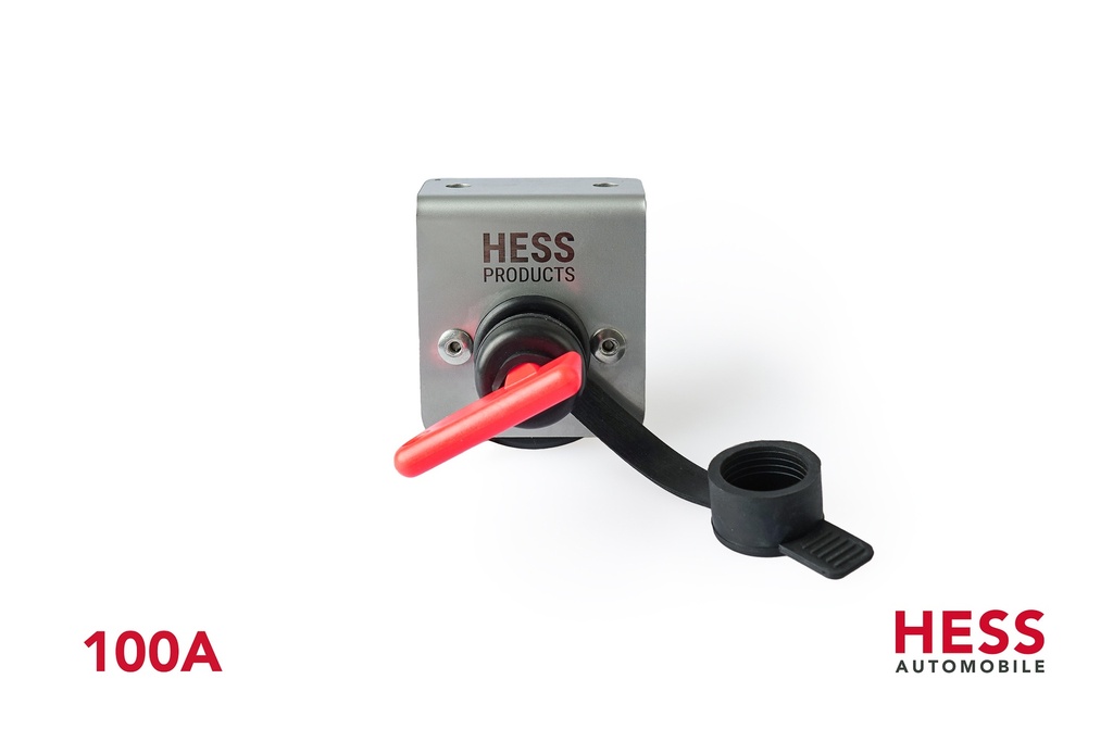 Batterietrennschalter inkl. Halterung 100A 12V/24V