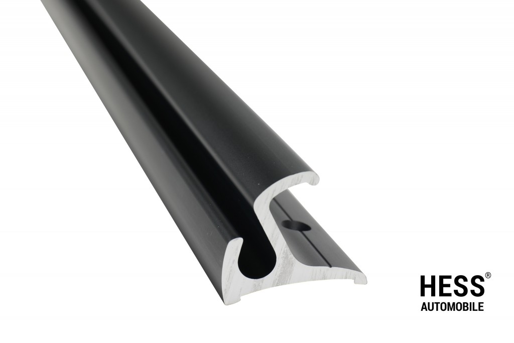 Multirail VW T4/5/6/6.1 KR schwarz, vorgebogen und gebohrt, rechts